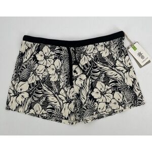 NWT Cariloha Women's LG Bamboo Sleep Shorts Pineapple Eco Sustainable